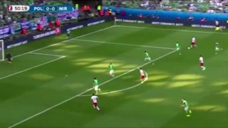 هدف فوز بولندا علي ايرلندا الشمالية المجموعة الثالثة يورو2016
