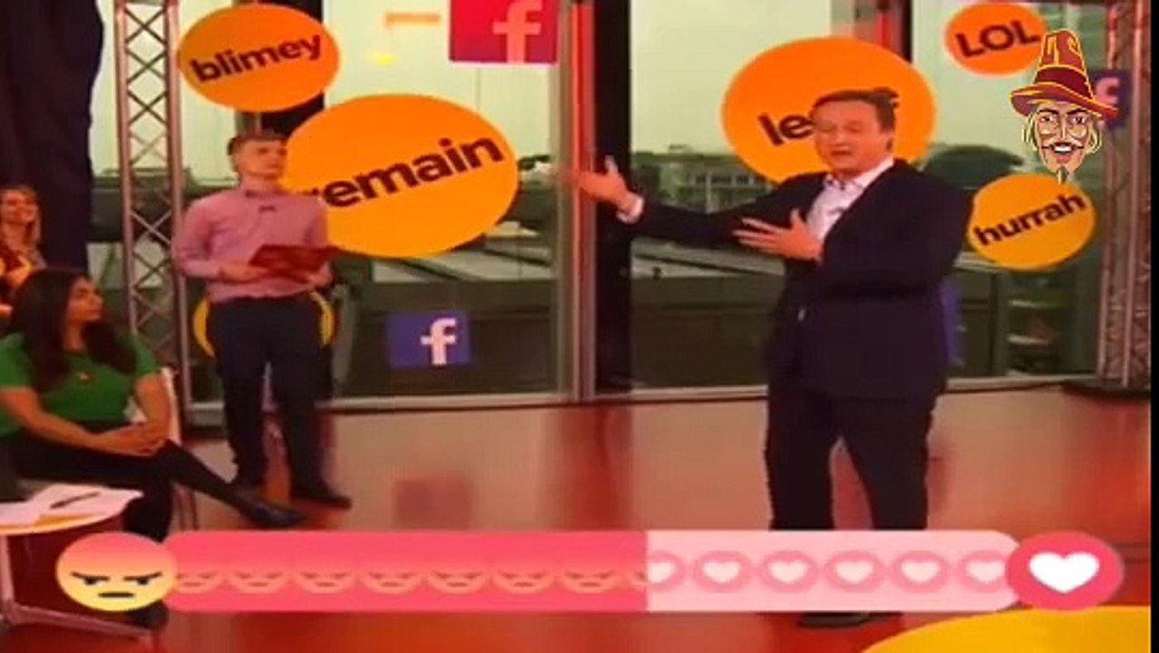 Voter Swears at Cameron in Live Debate