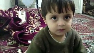 Cute little Pathan baby tolding about basic Of Islam