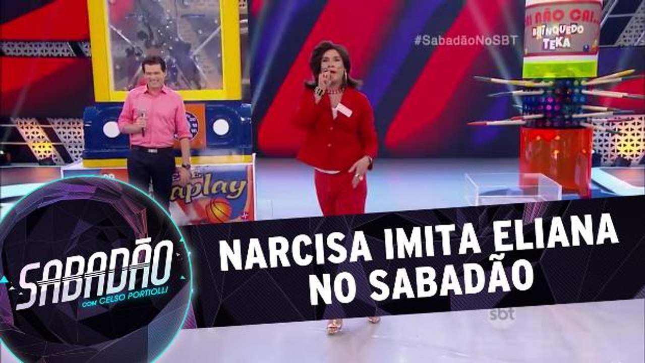 Narcisa imita Eliana no Sabadão