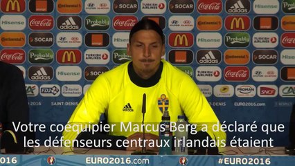 Groupe E - Zlatan : "Je suis lent"