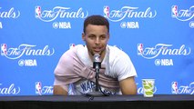 Stephen Curry Interview #1  Cavaliers vs Warriors - Game 5  June 12, 2016  NBA Finals Media Day