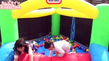 トランポリン ふわふわ GIANT INFLATABLE SLIDE Little Tikes Bounce Children play center