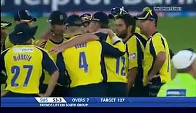 Shahid Afridi Excellent Match Winning Performance In County Cricket