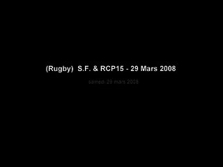 Rugby Massy match contre le Stade Français & RCP15 - 29 Mars 2008 - Benjamins II