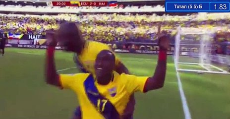 Jaime Ayovi Goal 2:0 | Ecuador vs Haiti (Copa America 2016) HD