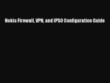 Download Nokia Firewall VPN and IPSO Configuration Guide Ebook Free