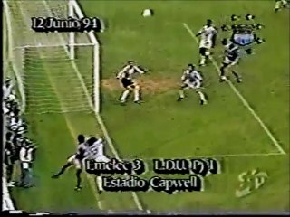 Emelec 3 - LDU(P) 1 - (Resumen del partido 12 Junio 1994)