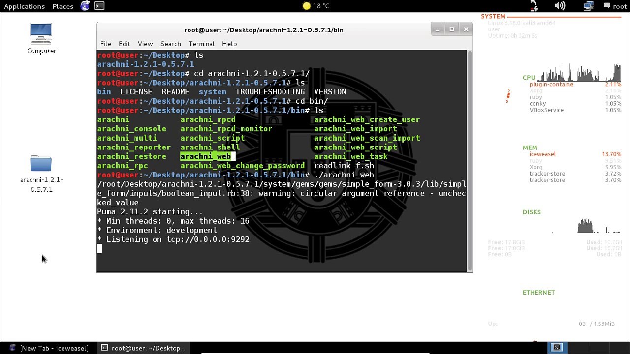 Arachni Web Scanner Sql Injection Kali Linux