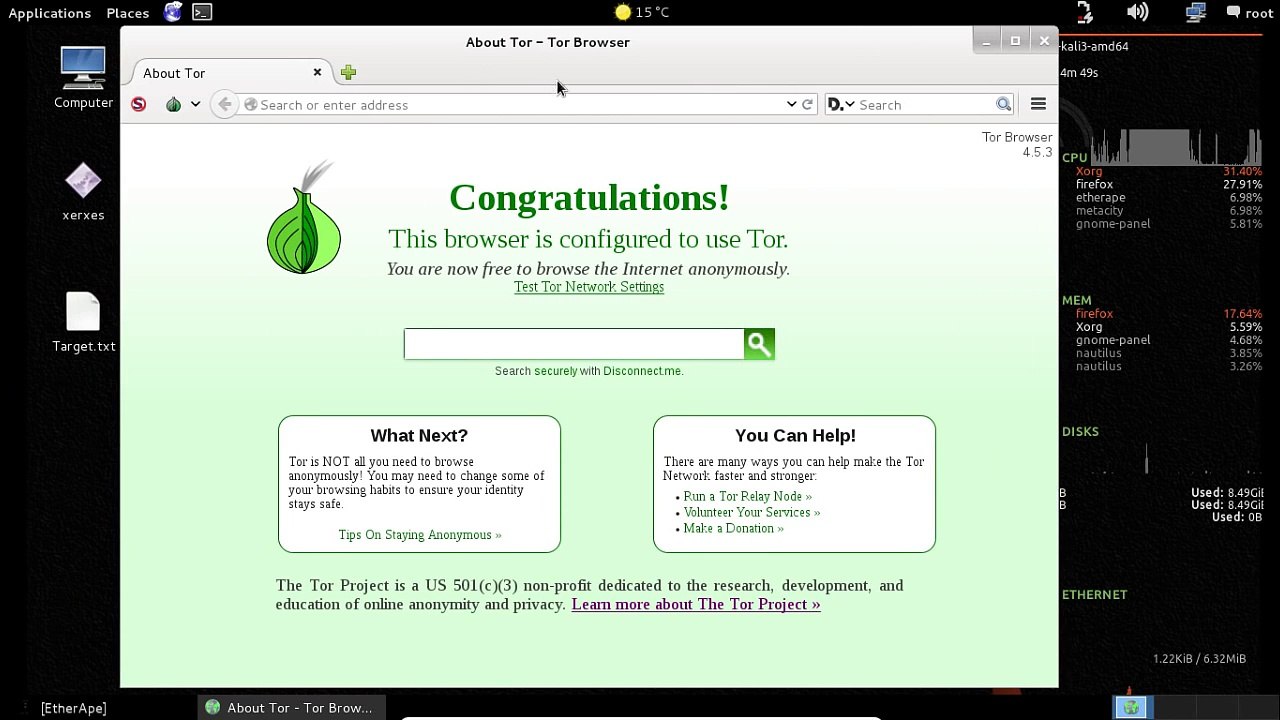 Dos Attack on The Deep Web Kali Linux