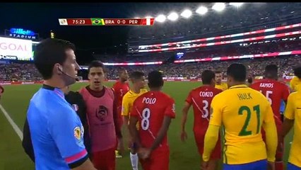 Raul Ruidiaz Unbelivble Goal 0:1 | Brazil vs Peru (Copa America 2016) HD