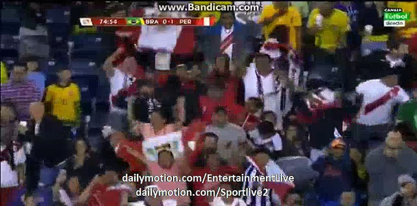 Raúl Ruidíaz Incredible Handball Goal 0:1 | Brazil vs Peru (Copa America 2016) H