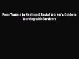 Download From Trauma to Healing: A Social Worker's Guide to Working with Survivors  E-Book