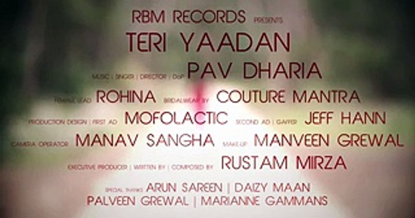 Teri Yaadan (Full Video) - Very Sad Song - Pav Dharia - Heart broken Song 2014 Full HD 4k - Video Dailymotion