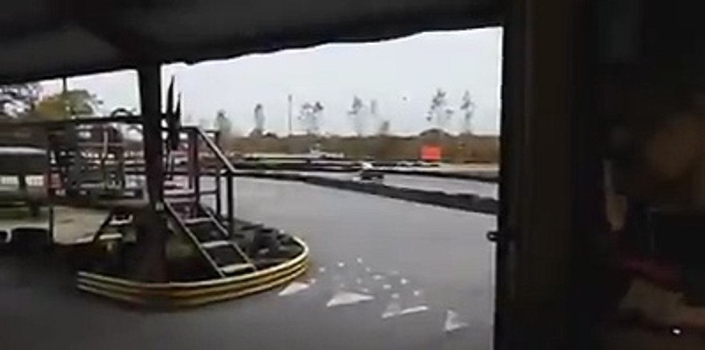 boy stunt on racing car during the park in full speed - desi girls video