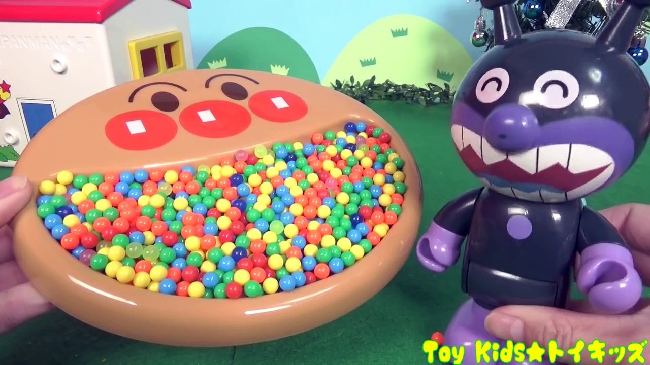 アンパンマン おもちゃアニメ もぐもぐアンパンマン❤フェイスランチ皿 Toy Kids トイキッズ animation anpanman