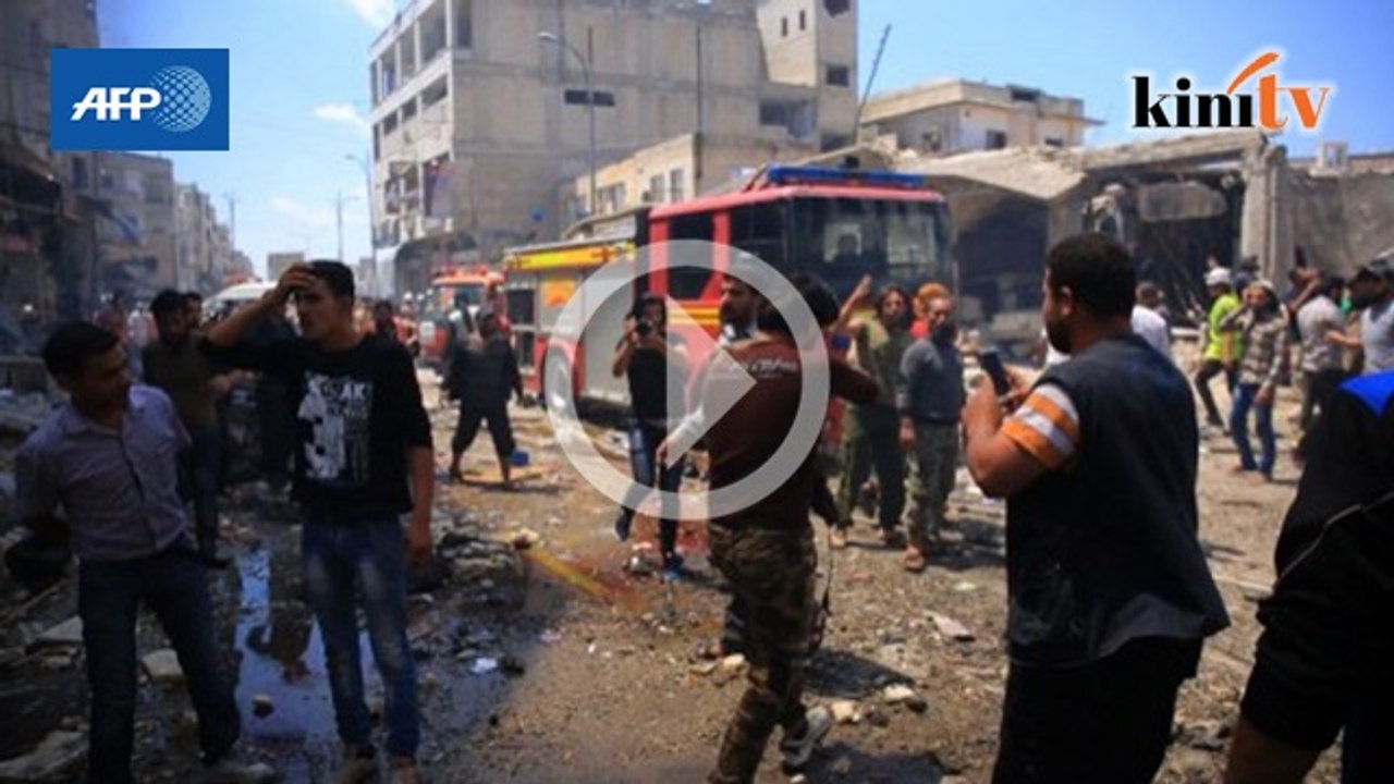 Pasar di Syria diserang, 21 terbunuh