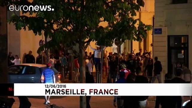 French police fire tear gas to disperse Euro 2016 fans