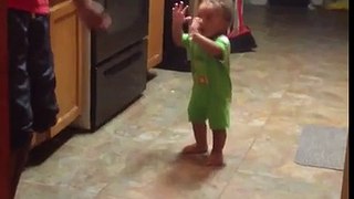 15 month old baby In a Dance Battle?!!