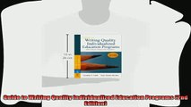 read here  Guide to Writing Quality Individualized Education Programs 2nd Edition