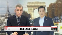 S. Korean defense minister to hold talks with his French counterpart in Paris