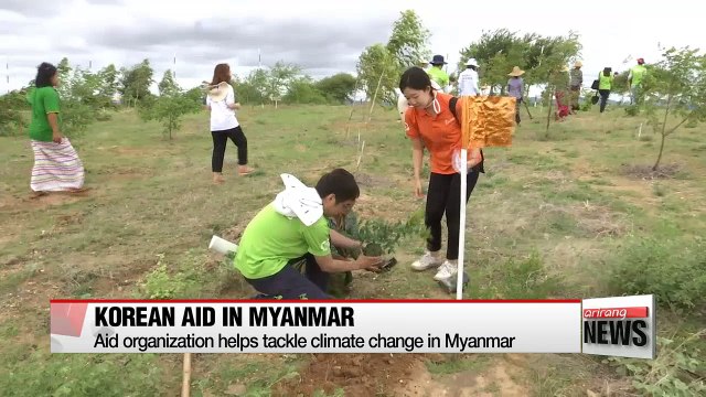 Korean aid organization helps tackle climate change in Myanmar