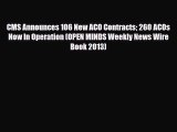 Read CMS Announces 106 New ACO Contracts 260 ACOs Now In Operation (OPEN MINDS Weekly News