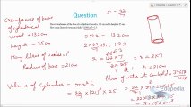 Questions Related to Volume of a Cylinder (Part-1)