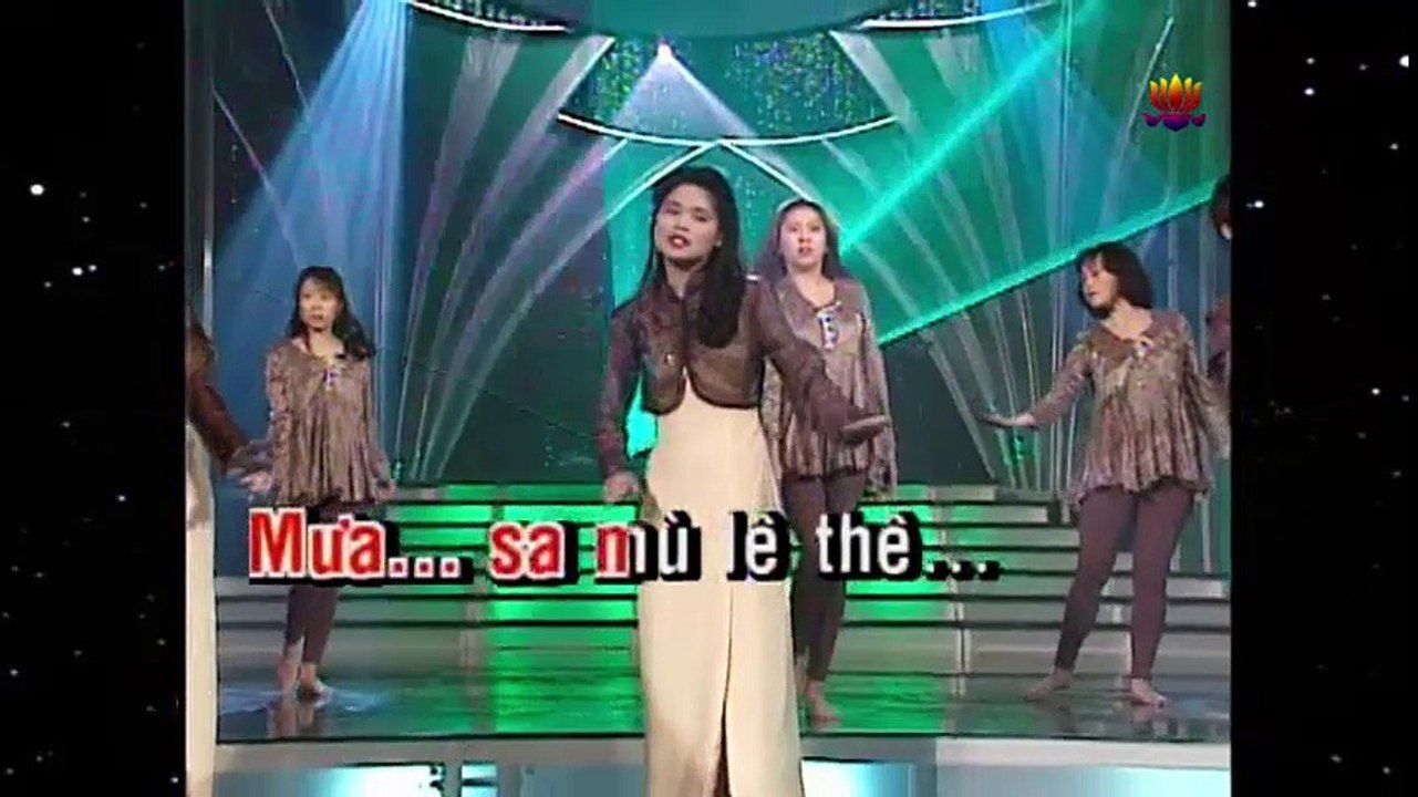 Karaoke Giọt Mưa Thu - Vina Uyển My, Hạ Vy & Nini