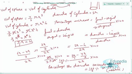 Extra Question On Surface Area & Volume  Part 3