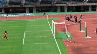 2012天皇杯ロアッソ熊本2回戦、後半29分仲間同点弾.wmv
