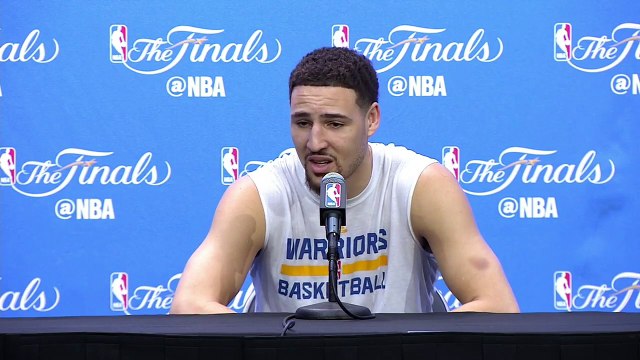 LeBron James Laughs at Klay's Comments Cavaliers vs Warriors - Game 5 Preview 2016 NBA Finals