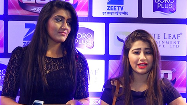Simi & Ruhi Look Stunning At Zee Gold Awards Red Carpet | Ye Hai Mohabbatein