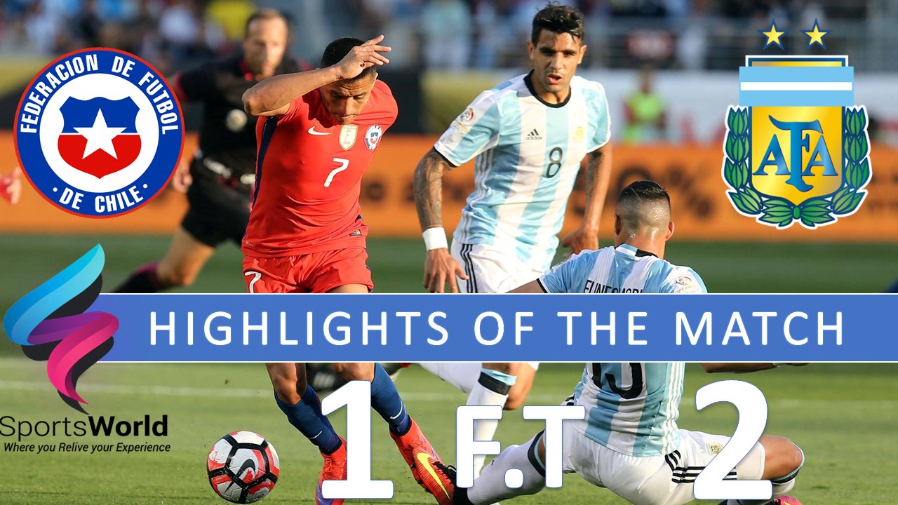 Argentina vs Chile Copa America Centenario USA 2016