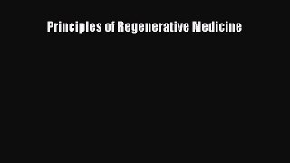 Download Principles of Regenerative Medicine Ebook Free