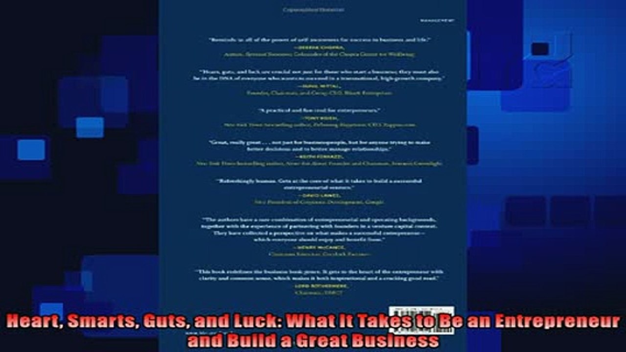 READ book  Heart Smarts Guts and Luck What It Takes to Be an Entrepreneur and Build a Great Business  FREE BOOOK ONLINE