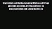 Read Book Statistical and Methodological Myths and Urban Legends: Doctrine Verity and Fable