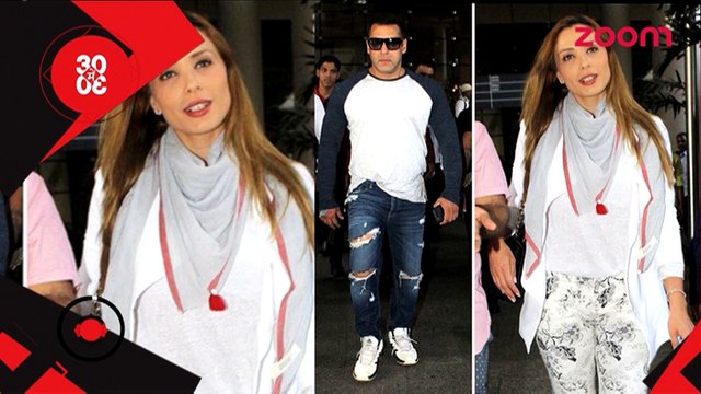 Salman Khan & Iulia Vantur at Mumbai airport - Bollywood News - #TMT