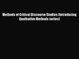 Download Book Methods of Critical Discourse Studies (Introducing Qualitative Methods series)