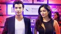 Sharad Malhotra & Pooja Bisht Arrive as a Couple at the Zee Gold Awards Red Carpet