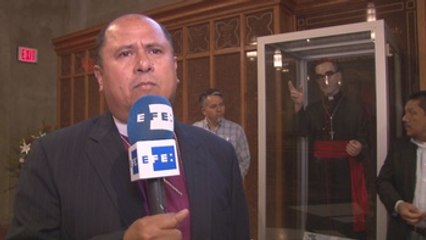 La imagen de Romero recrea la ruta de los inmigrantes a EE.UU.