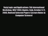 Read Fuzzy Logic and Applications: 5th International Workshop WILF 2003 Naples Italy October