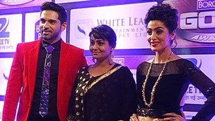 Dhruv Walks the Zee Gold Awards Red Carpet With On Screen Wife Shraddha |Thapki Pyar Ki