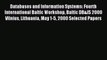 Download Databases and Information Systems: Fourth International Baltic Workshop Baltic DB&IS