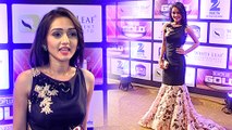 Tanya Sharma aka Meera Flaunts Her Princess Gown | Zee Gold Awards