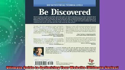 FREE PDF  Ultimate Guide to Optimizing Your Website Ultimate Series READ ONLINE