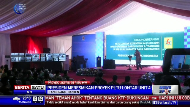 Proyek PLTU Lontar Selesai 2019