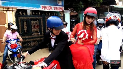 Rước dâu cặp đôi BMW S1000R tại Bình Phước