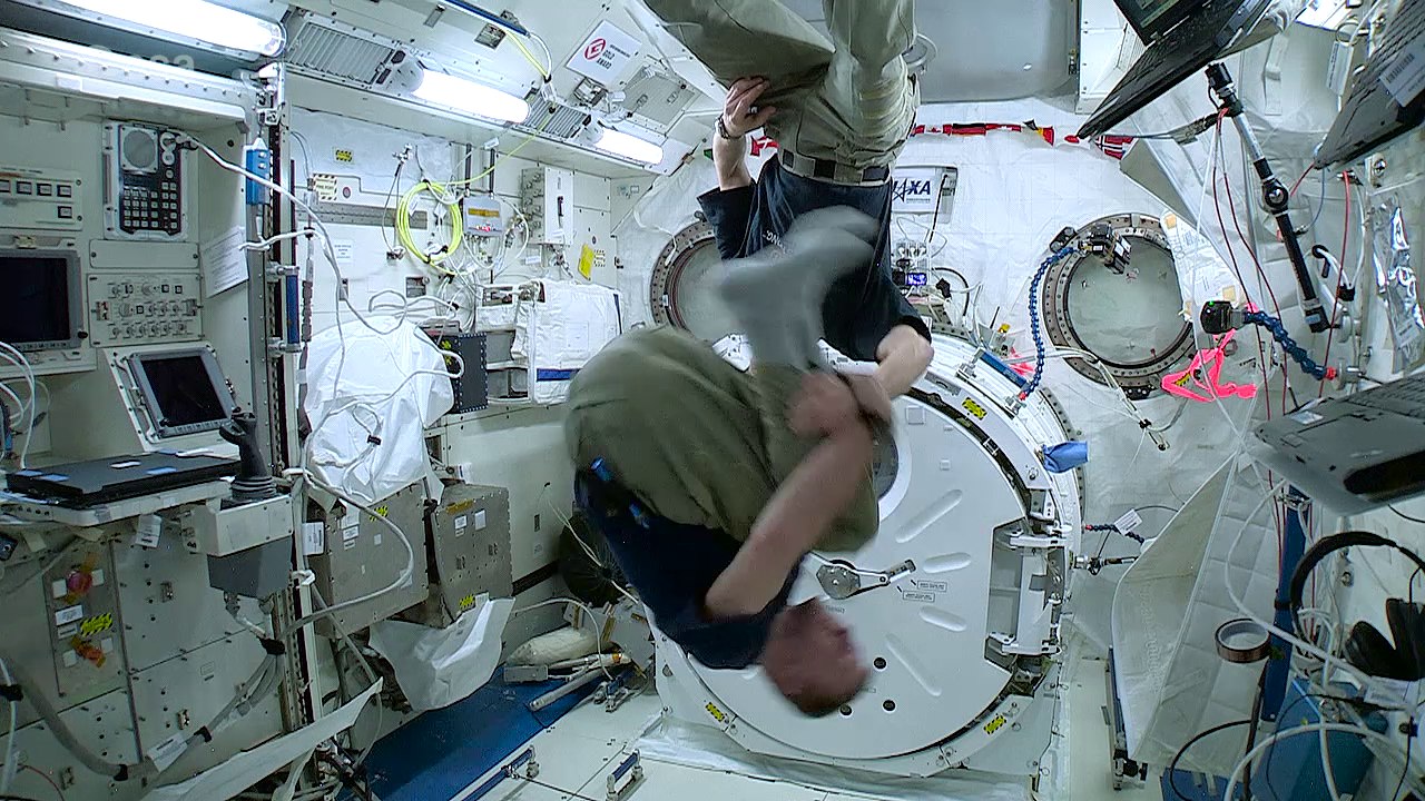 Tim Peake's dizziness experiment
