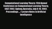 [PDF] Computational Learning Theory: 15th Annual Conference on Computational Learning Theory